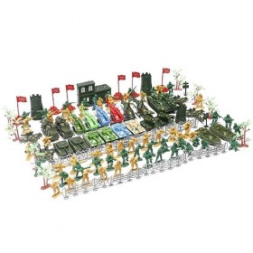 URFEDA Soldat Militaire Jouet, 113 Pcs Militaire Figurines Set Figures Action Army Ensemble Soldat Plastique Figurine Militai