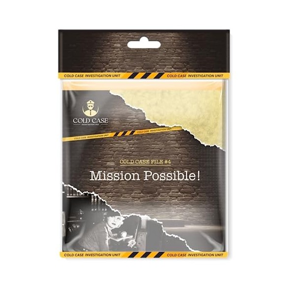 Cold Case Investigation Unit Case 4 - Mission Impossible | Le jeu denquête pour adultes écrit par des détectives de police 