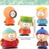 Ropniik 6PCS South Figurines,South Mini Figurines Kit,Kawaii Anime Figures,Décorations de Gâteaux,Décorations de Voitures,Jou