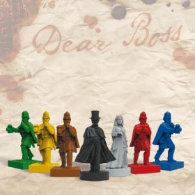 Giochi Uniti - Lettres de Whitechapel Dear Boss, Expansion pour Lettres deWhitechapel, Jeu de Table, Édition Italienne, GU443