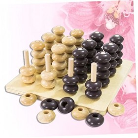 KOMBIUDA 1 Ensemble De Jouets en Bois pour Enfants Jouets Éducatifs pour Enfants Jouets De Bureau Jouets en Bois pour Enfants