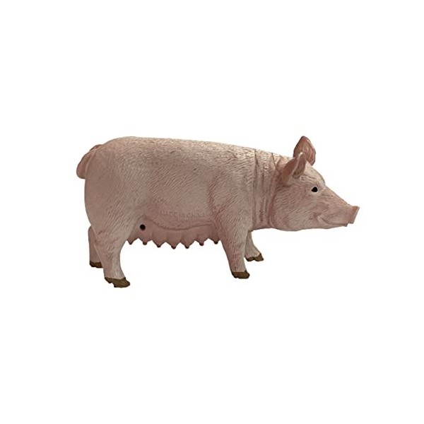 Mini réplique de cochon de Deluxebase - Petite figurine réaliste qui en fait un jouet idéal pour les enfants