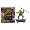 Tortues Ninja - Sewer Shredders Donatello sur Skate avec rétrofriction et modalité Combat. Movie Style