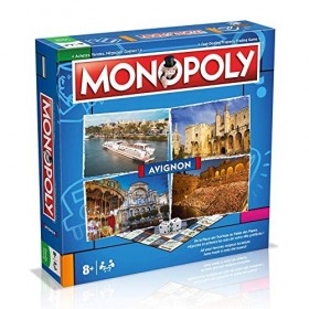 Winning Moves - Monopoly Avignon - Jeu de société - Jeu de Plateau - Version française