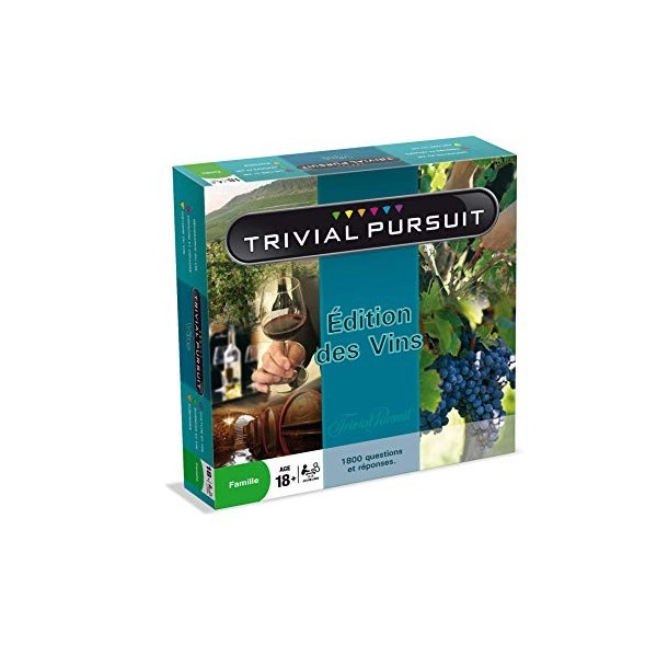 Winning Moves Trivial Pursuit, Editions des Vins - Jeu de société, Carton, L