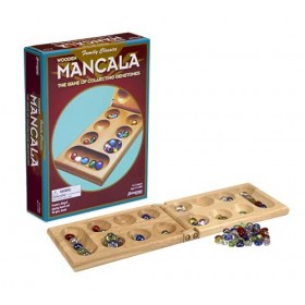 Pressman 104426.106 Mancala dans Une boîte de Jeux Pliable, Multicolore, 1 lot