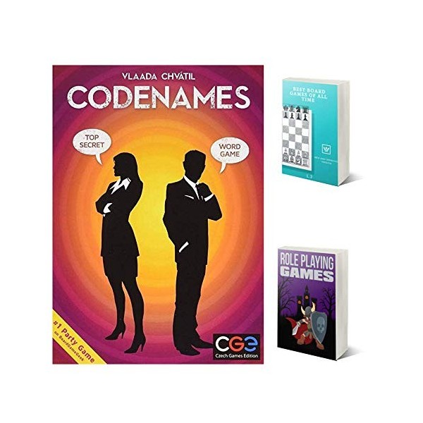 Codenames, Jeux De Cartes Pour Adolescents, Garçons, Filles, Couples, Cadeau Amusant, De 2 A 8 Joueurs, Combo, Lot De Deux Li