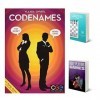 Codenames, Jeux De Cartes Pour Adolescents, Garçons, Filles, Couples, Cadeau Amusant, De 2 A 8 Joueurs, Combo, Lot De Deux Li