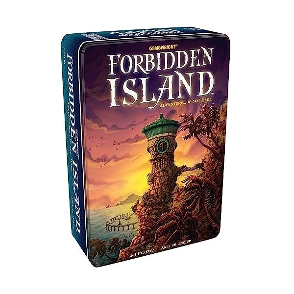 Gamewright, Forbidden Island, Board Game, Ages 10+, 2-4 Players, 30 Minute Playing Time