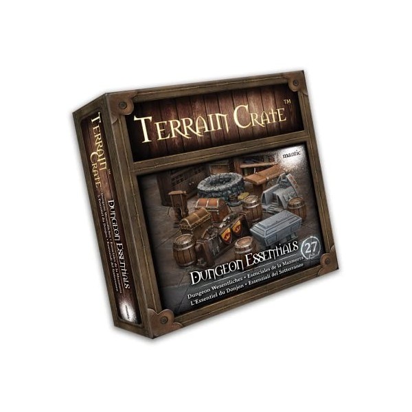 Mantic Games- TerrainCrate : Donjon Essentials, MGTC103, Multicolore