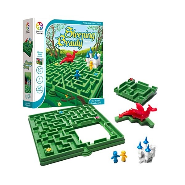 Smart Games - Sleeping Beauty Deluxe, Puzzle Game with 60 Challenges, 3-7 Years