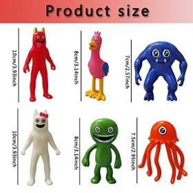 Simmpu Garden of Ban Figurines,6PCS Garden of Ban Mini Figurines Kit,Kawaii Anime Figures,Décorations de Gâteaux,Décorations 