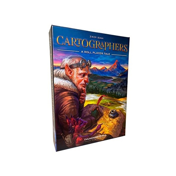 Cartographers a Roll Player Tale Boxed Board Game - Version en polonais