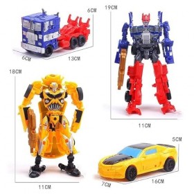 Transformers Jouets, Voiture de Jouet Robot Déformée, Transformers Optimus Prime Jouet, Transformers Jouets Bumblebee, Robot 