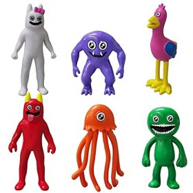 Ropniik 6PCS Garden of Ban Figurines,Garden of Ban Mini Figurines Kit,Kawaii Anime Figures,Décorations de Gâteaux,Décorations