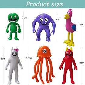 Ropniik 6PCS Garden of Ban Figurines,Garden of Ban Mini Figurines Kit,Kawaii Anime Figures,Décorations de Gâteaux,Décorations
