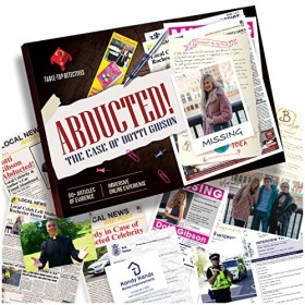 Tabletop Detectives Abducted The Case Of Dotti Gibson - Jeu de crime pour adultes - Jeux de résolution de crime pour rendez-v