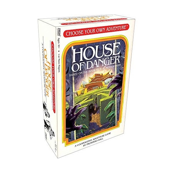 Z-Man Games ZMGCYA01 Choose Your Own Adventure: House of Danger, Mixed Colours