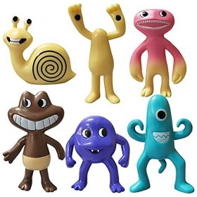 Ropniik 6PCS Garden of Ban Figurines,Garden of Ban Mini Figurines Kit,Kawaii Anime Figures,Décorations de Gâteaux,Décorations