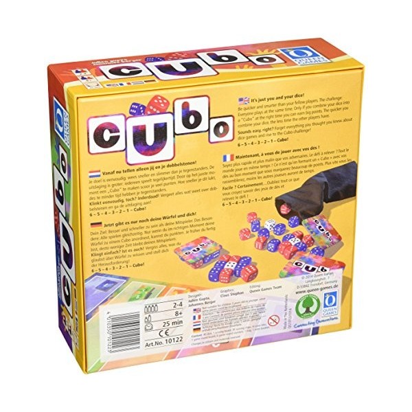 Queen Games 10122 Jeu Cubo Multilingue