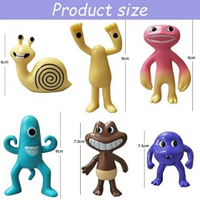 Ropniik 6PCS Garden of Ban Figurines,Garden of Ban Mini Figurines Kit,Kawaii Anime Figures,Décorations de Gâteaux,Décorations