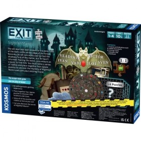 Thames & Kosmos 692880 | EXIT Manoir de Nuit | 4 Puzzles différents à compléter | 1 à 4 Joueurs | À partir de 10 Ans