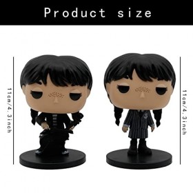 Simmpu 2PCS Adams Figurines,Adams Mini Figurines Kit,Kawaii Anime Figures,Décorations de Gâteaux,Décorations de Voitures,Joue