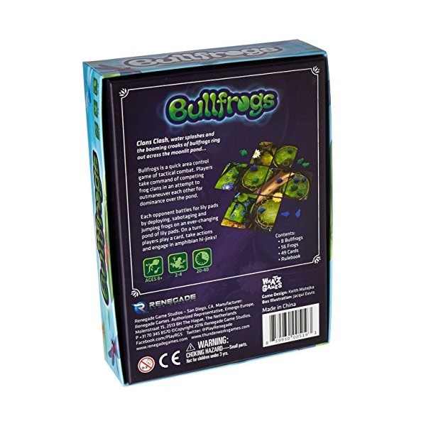 Renegade Game Studios Jeu de Cartes Bullfrogs RGS00519