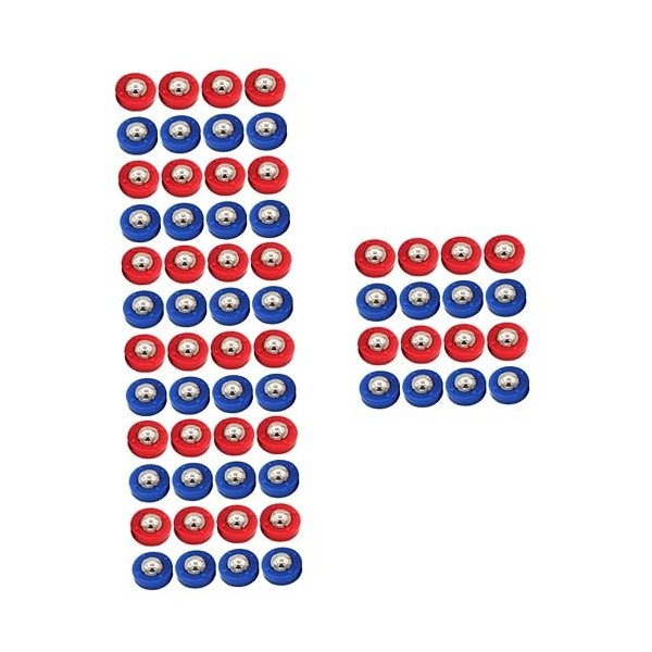 Toddmomy Jeu De Palets De Table 48 Pièces Mini Échiquier Trucs De Football Jeux DÉquipement De Football Perles Coulissantes 