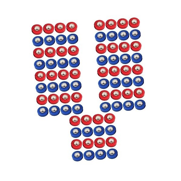 Toddmomy Jeu De Palets De Table 48 Pièces Mini Échiquier Trucs De Football Jeux DÉquipement De Football Perles Coulissantes 