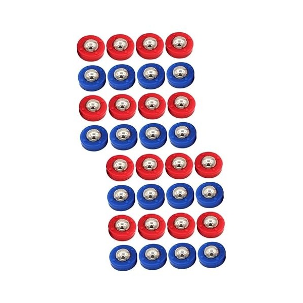 Toddmomy Jeu De Palets De Table 48 Pièces Mini Échiquier Trucs De Football Jeux DÉquipement De Football Perles Coulissantes 