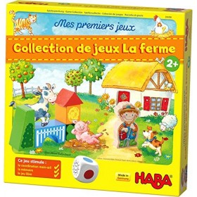 HABA - Mes premiers jeux – Collection de jeux La ferme - Classer les formes et les couleurs - 2 ans et plus - 304223