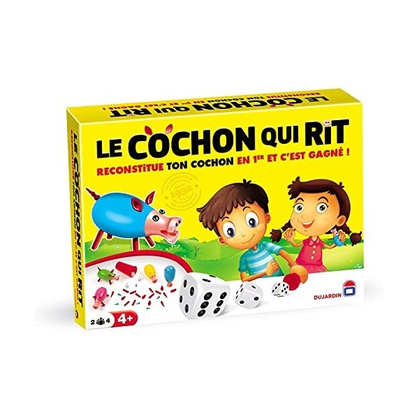 Jeux Dujardin de société - Cochon Qui rit - 2 à 4 Joueurs