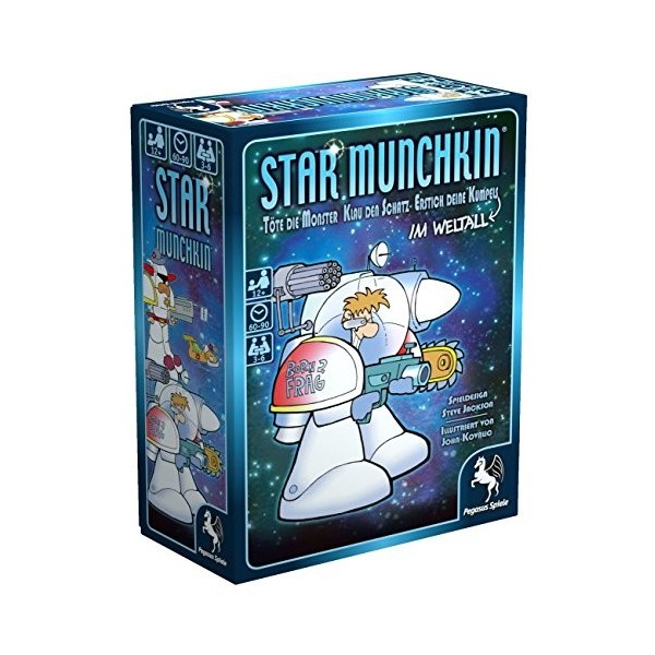 Pegasus Spiele 17158G Jeu de Cartes Star Munchkin 1+2