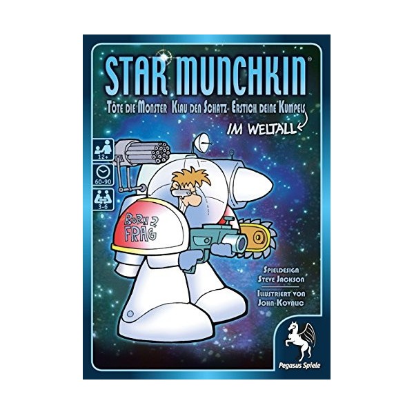 Pegasus Spiele 17158G Jeu de Cartes Star Munchkin 1+2