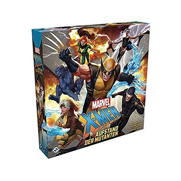 Asmodee | Fantasy Flight Games | X-Men : soulèvement des Mutants | Jeu de connaisseurs | Jeu de société | 1 à 6 Joueurs | À p