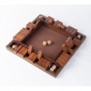 Fafaherr Jeux de Cubes Shut The Box Jeu, fermez la boîte Jeu de Cubes 2-4 Joueurs Jeu de Cubes en Bois avec 8 Cubes brettspie