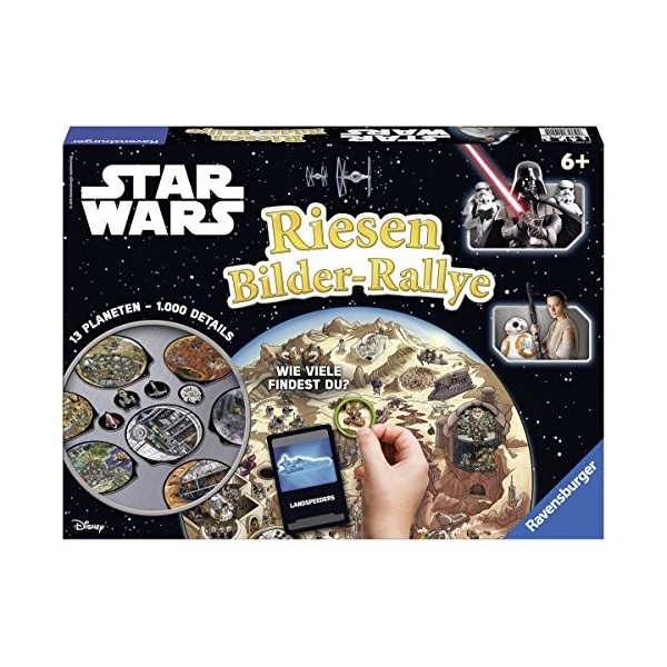 Ravensburger 21241 – Start Wars Grande Photos Planche Rallye de Jeu, Multicolore