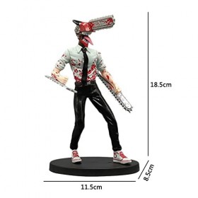 Simmpu Chainsaw Figurines,Chainsaw Mini Figurines Kit,Kawaii Anime Figures,Décorations de Gâteaux,Décorations de Voitures,Jou