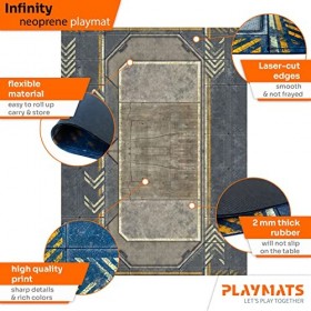 PLAYMATS Tapis en Caoutchouc pour Jeux de Combat-Kill Team-Infinity, KT009-R, 30" x 22" / 76 cm x 56 cm