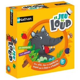 Nathan - 31129 - Le Jeu du Loup - Jeu de société coopératif dès 3 Ans & Au Loup - Jeu de Cartes pour Enfant dès 4 Ans - Jeu d