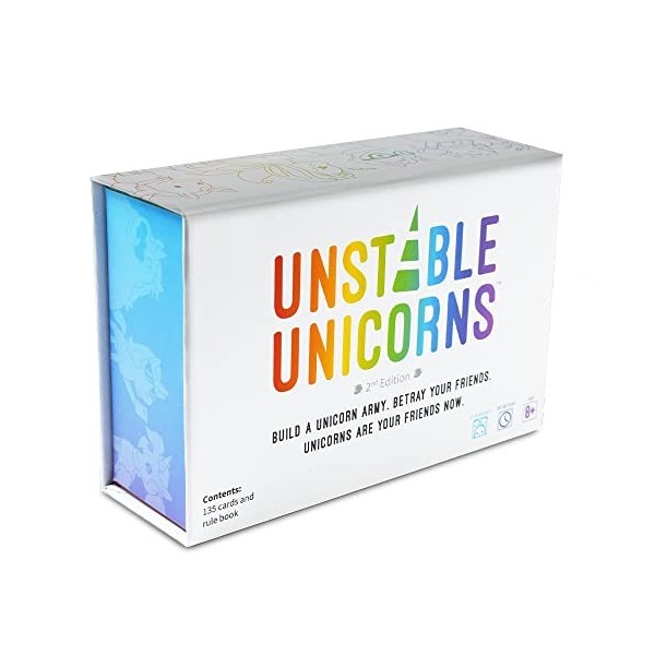TeeTurtle , Unstable Unicorns , Card Game , Ages 8+ , 2-8 Players , 30-45 Minutes Playing Time