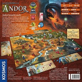 Franckh-Kosmos Die Legenden Von Andor: Schützt gemeinsam das Land Andor und erlebt fantastische Abenteuer! für 2-4 Spieler