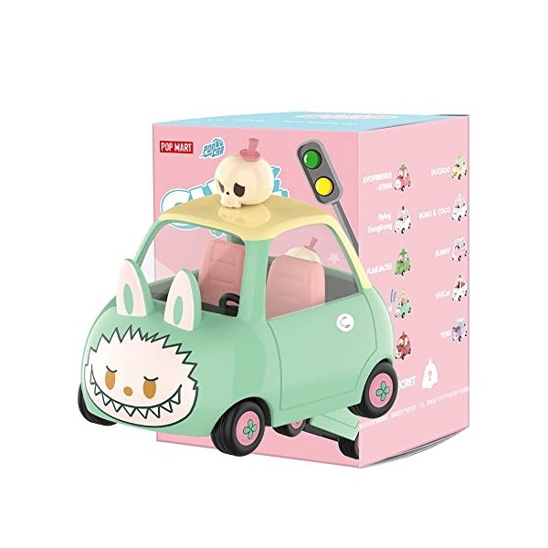 POP MART Popcar Series-1PC Figurines Populaires Figurines Aléatoires Figurines d’Action Figurines de Jouet Figurines à Collec