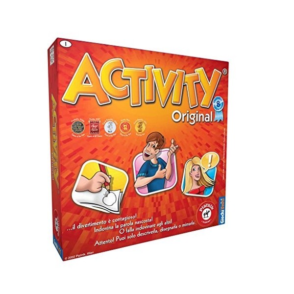 Giochi Uniti - Activity Original, Jeu de société, 3-16 Joueurs, 10+ Ans, édition Italienne, GU526