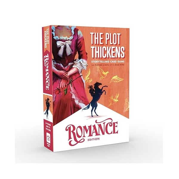 Bright Eye Games - The Plot Thickens Romance - Jeux de Cartes - À partir de 14 Ans - 3-4 Joueurs - Anglais