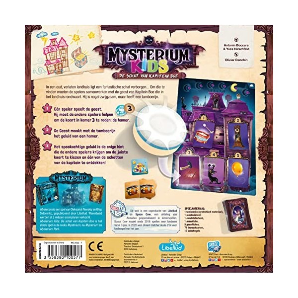 Mysterium Kids - Le trésor du Capitaine BOE - Jeu de société - Lédition pour Enfants du célèbre Jeu de société Mystère! - 6+