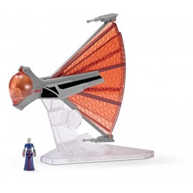 Bizak Star Wars Nave 8 cm Ginivex Class Starfighter, avec 1 Figurine 62610005 