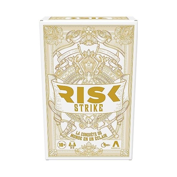 Risk Strike, Jeu de Cartes et de dés, Jeu de Cartes de stratégie Rapide pour 2 à 5 Joueurs, Environ 20 Min. Jeux pour la Fami