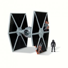Bizak Star Wars Nave 8 cm Tie Fighter avec 1 Figurine 62610009 